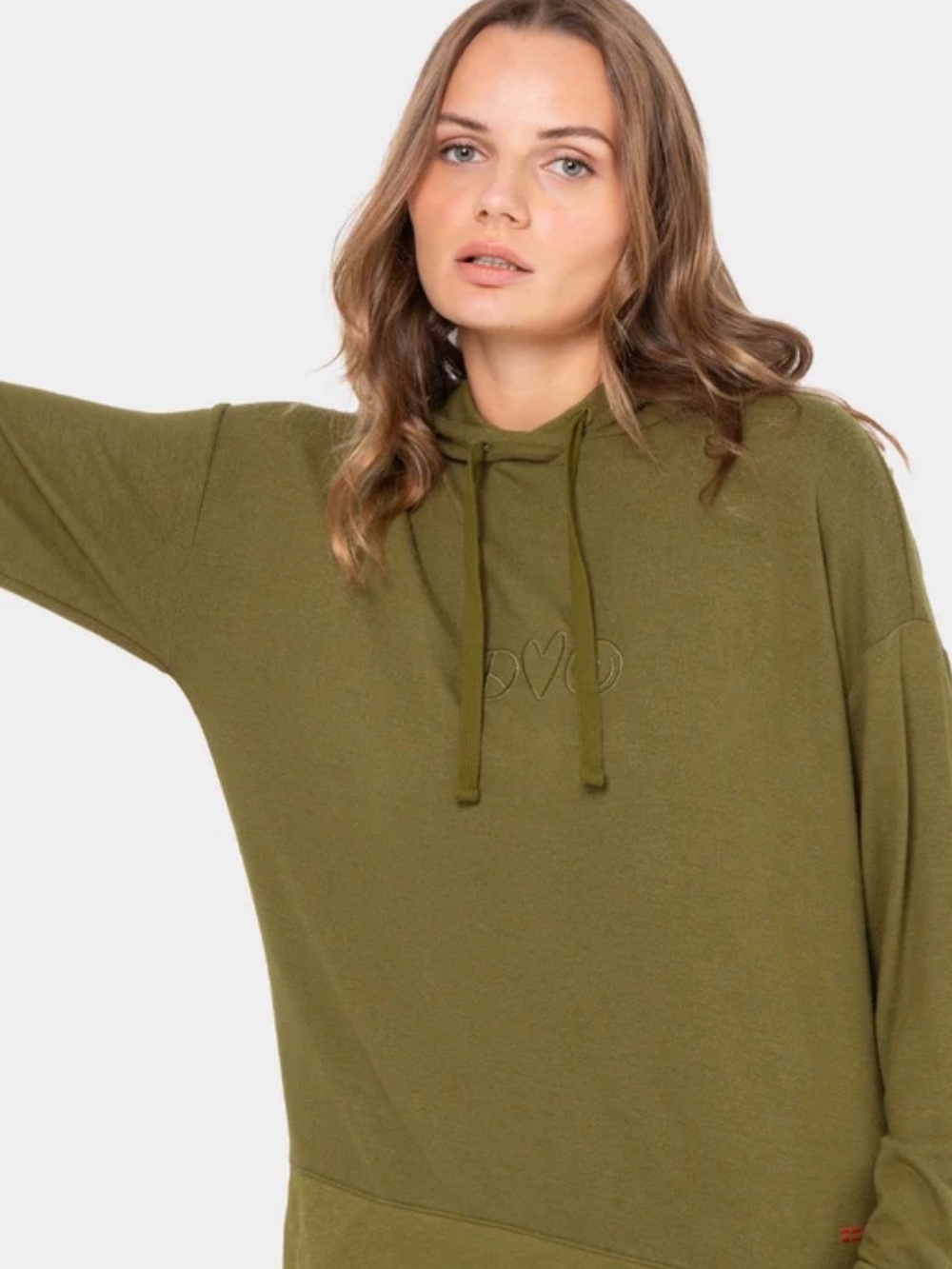 Peace Love World 2X Women's Hoodie Sweatshirt